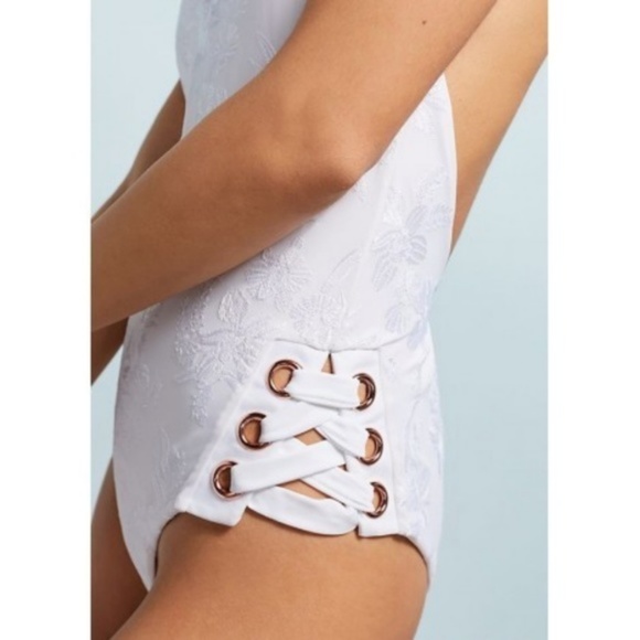 NWT Tori Praver Jolie Textured One-Piece Swimsuit - Picture 5 of 8